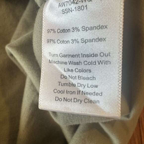 ATM Anthony Thomas Melillo Shirt Dress S Camo Pockets Stretch Cotton Military - Picture 11 of 15